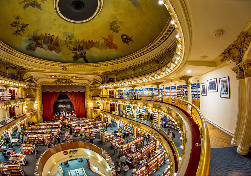 Livraria El Ateneo, Buenos Aires, no Circuito Inverno Argentino